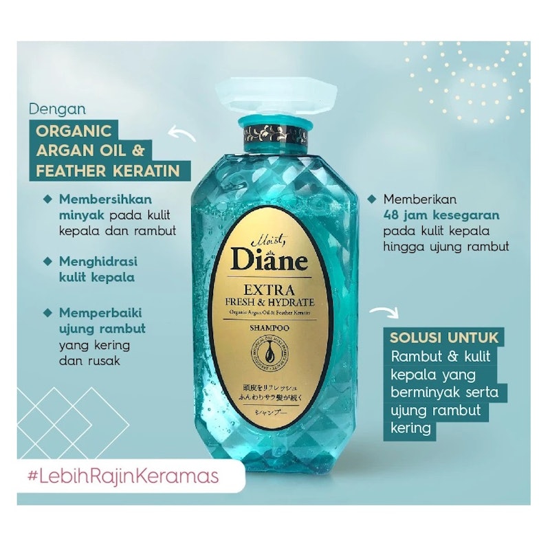 Moist Diane Perfect Beauty Extra Fresh & Hydrate Shampoo 3