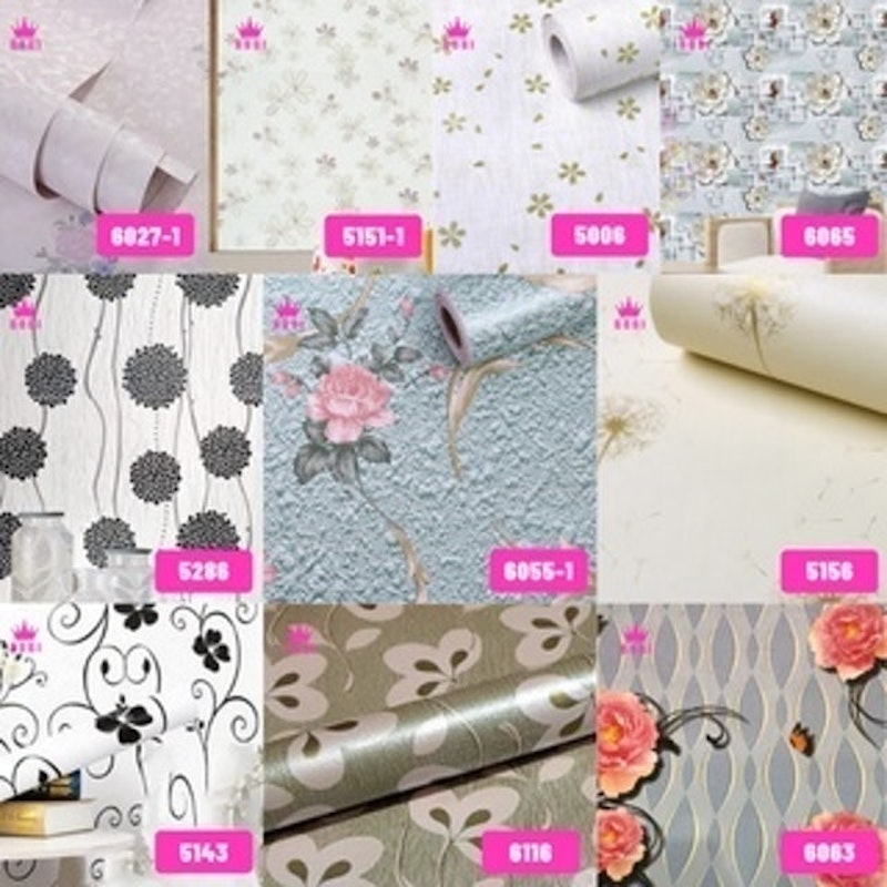 Wallpaper Sticker Aneka Motif Bunga 900x45 1