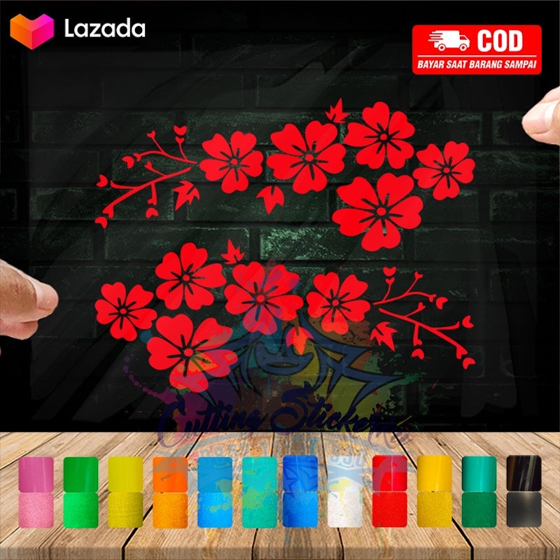 Cutting Stiker Flower Cute 5