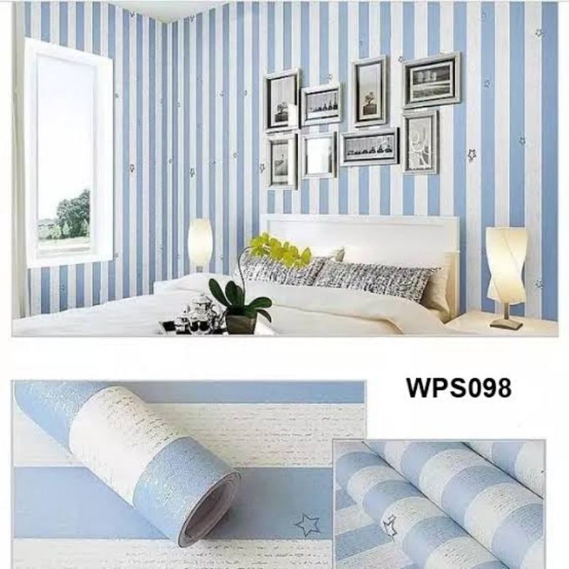 Wallpaper Dinding Motif Salur Bintang GH078-GH079