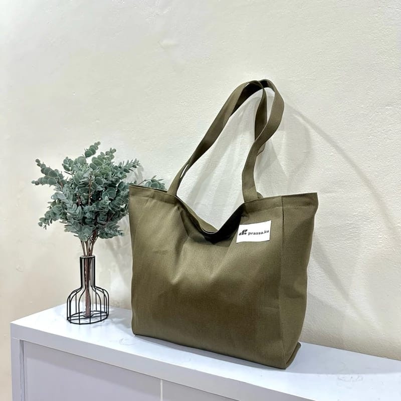 Prassa.ku ZIPPER SERIES! Totebag Canvas 4