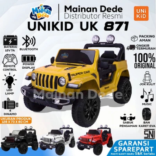  Unikid Mobil Aki Anak Jeep Rubicon UK 871