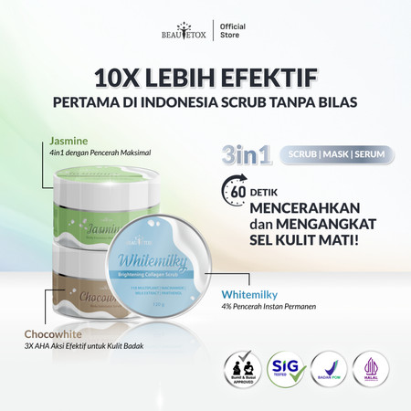 Beautetox  Beautetox Whitemilky Brightening Collagen Scrub