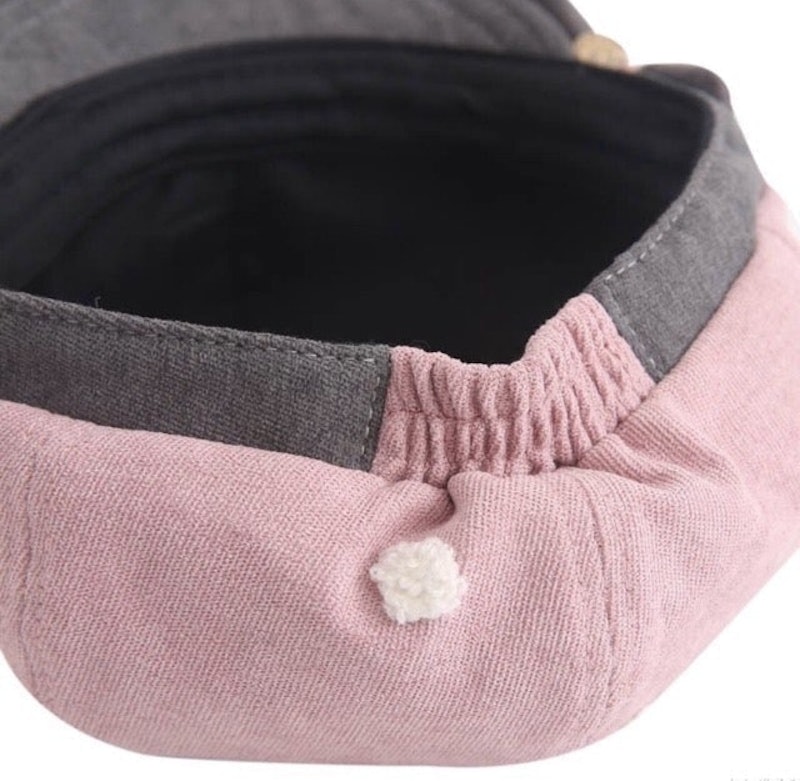 Topi Beret Motif Pita Polkadot Gaya Retro Klasik untuk Balita 4