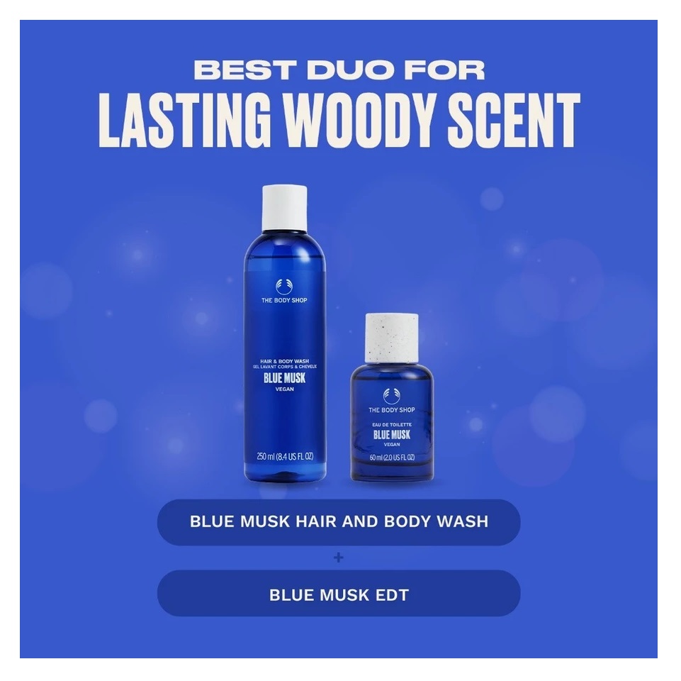 Auréa Group The Body Shop® Blue Musk Eau De Toilette