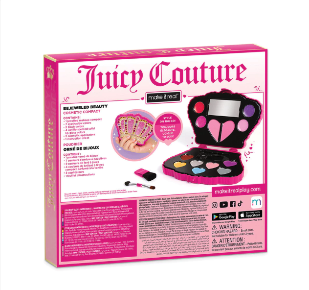 Make It Real Juicy Couture™ Bejeweled Beauty Cosmetic Compact  4475