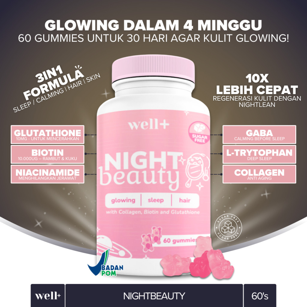  Well+ Night Beauty Sleep Calming and Glowing