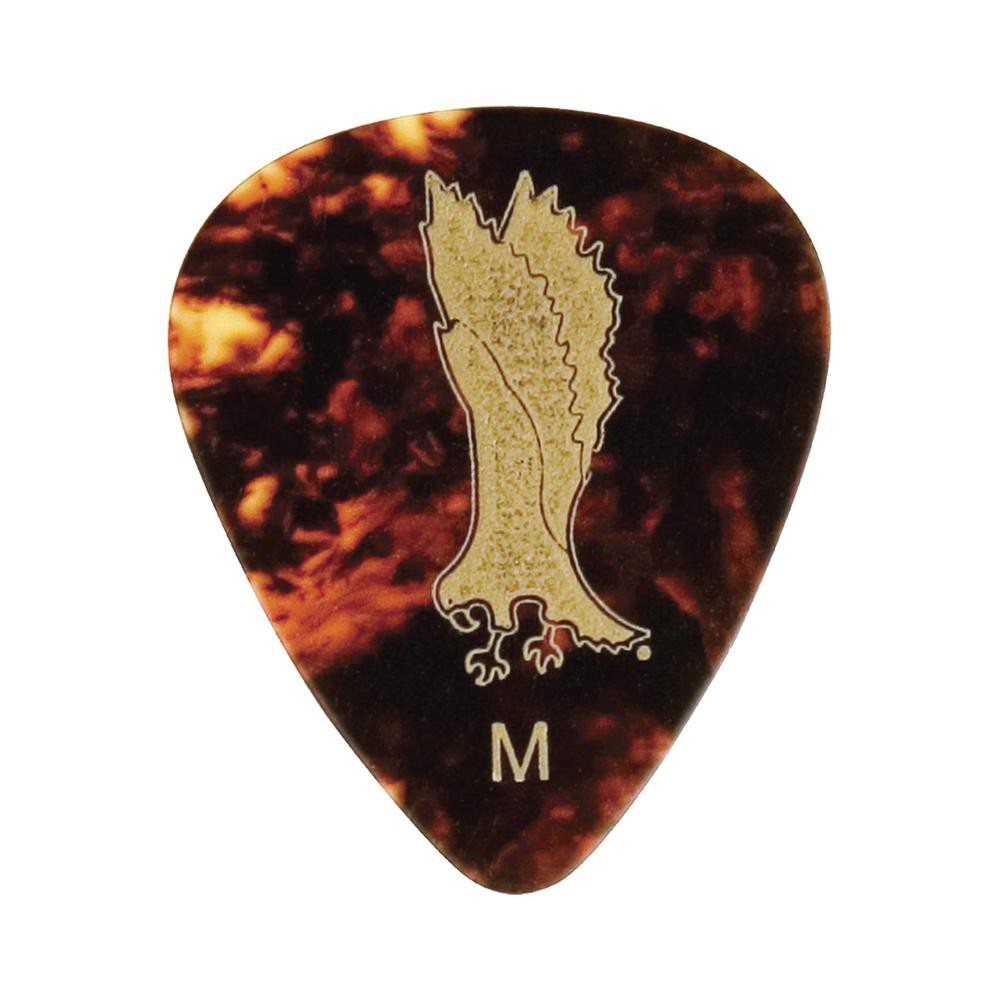 Classic Tortoise Shell Celluloid Pick - 12 pcs (Medium) 2