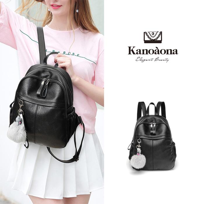 ORLEE WILL Orlee Will Tas Ransel Perjalanan Wanita Kulit Asli