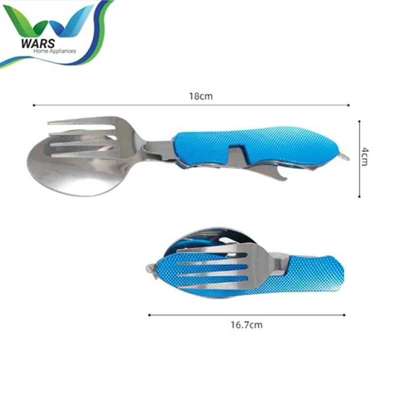 WARS Sendok Garpu Pisau Lipat Portable 4