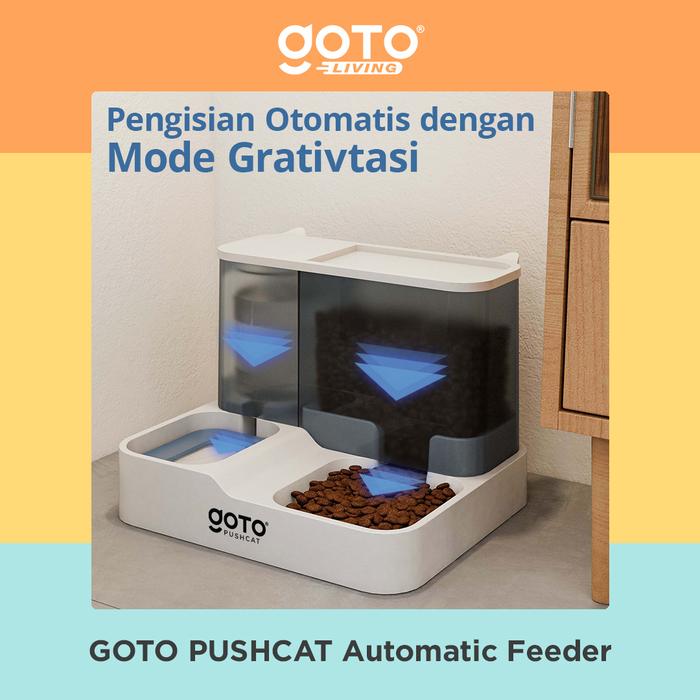 Pilar Niaga Makmur Goto Living Pushcat Pet Feeder