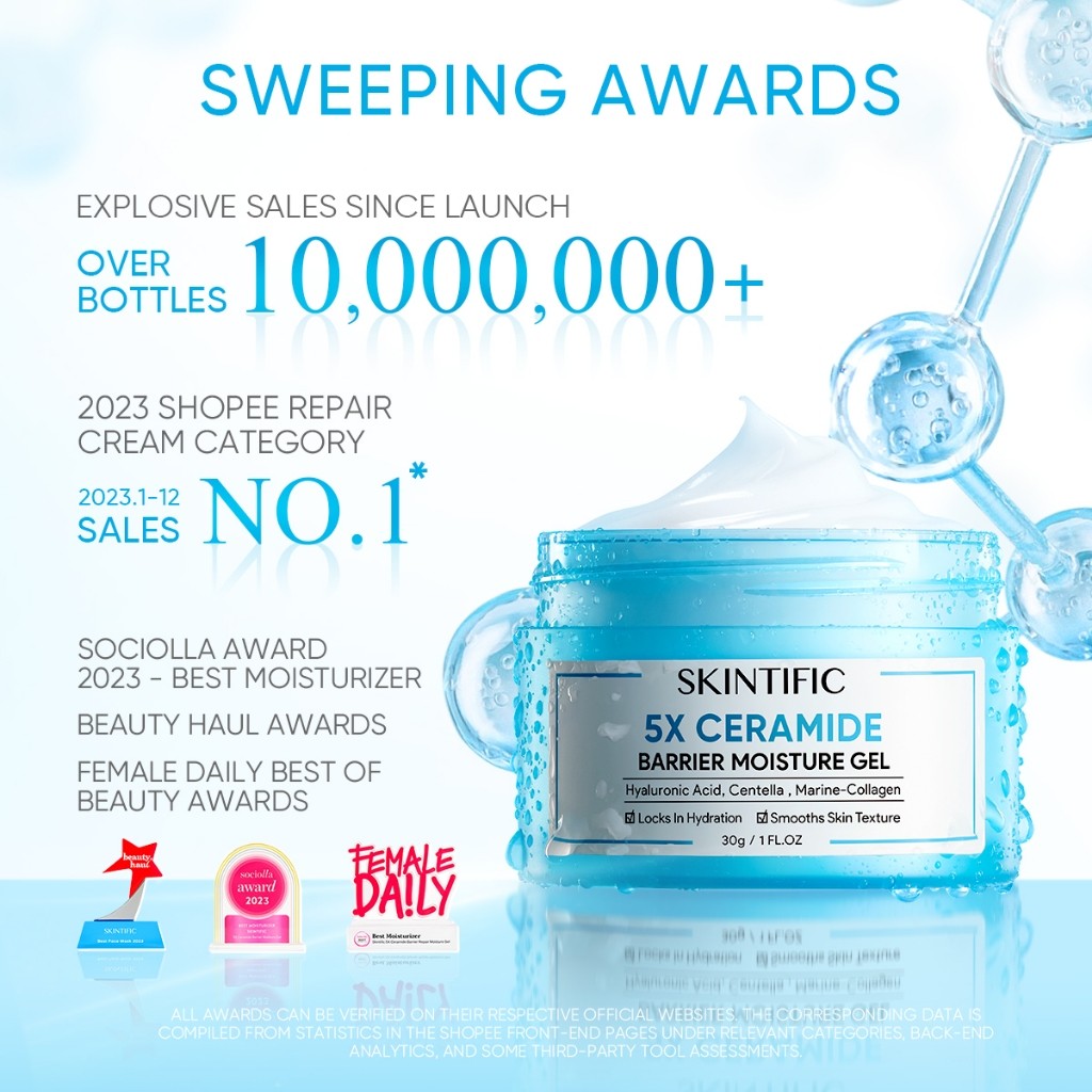 SKINTIFIC Cosmetics SKINTIFIC 5X Ceramide Barrier Moisturizer Gel