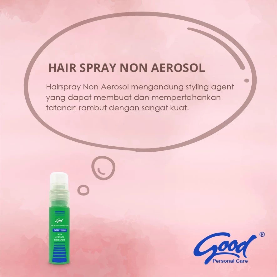 Kosmindah Wangi Good Hair Spray Non Aerosol Natural Calm