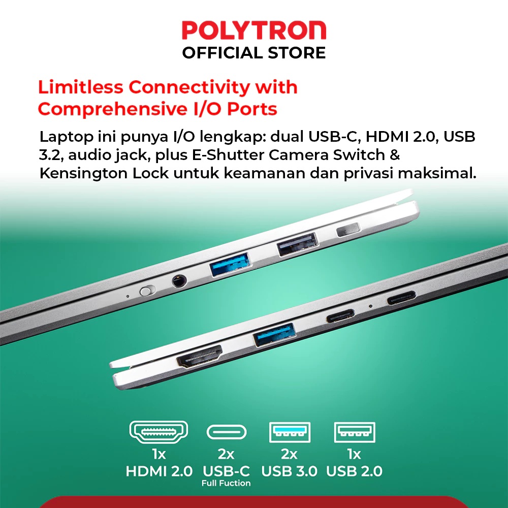 Hartono Istana Teknologi Polytron Luxia Pro Ultra5 PL 14M1U5M S65H