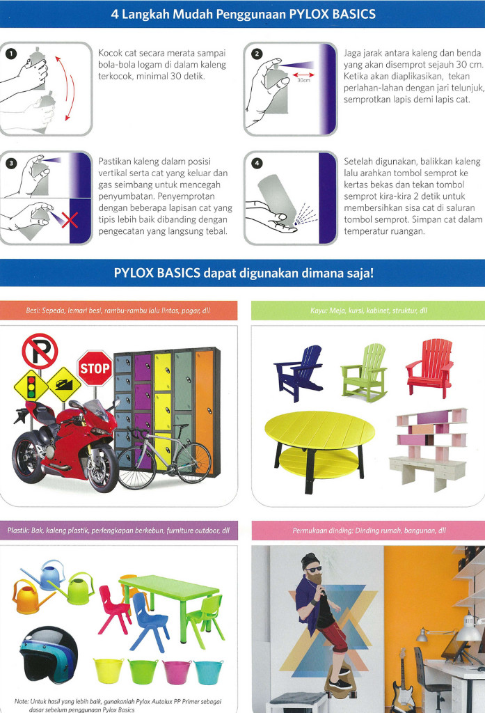 Nipsea Paint Indonesia Nippon Paint Pylox Basic Spray Paint