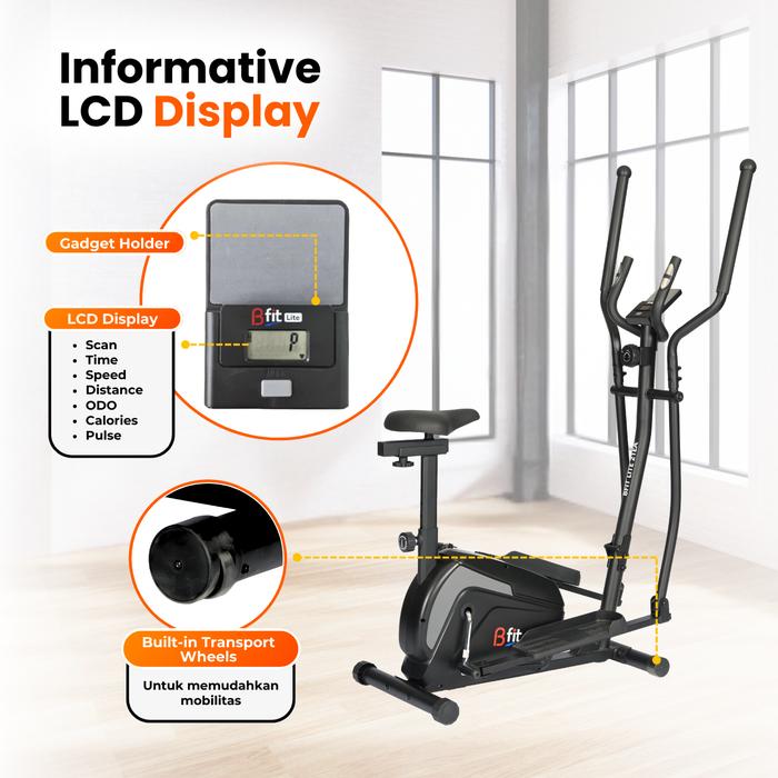 Bfit 2 in 1 Stepper & Elliptical Bike 4