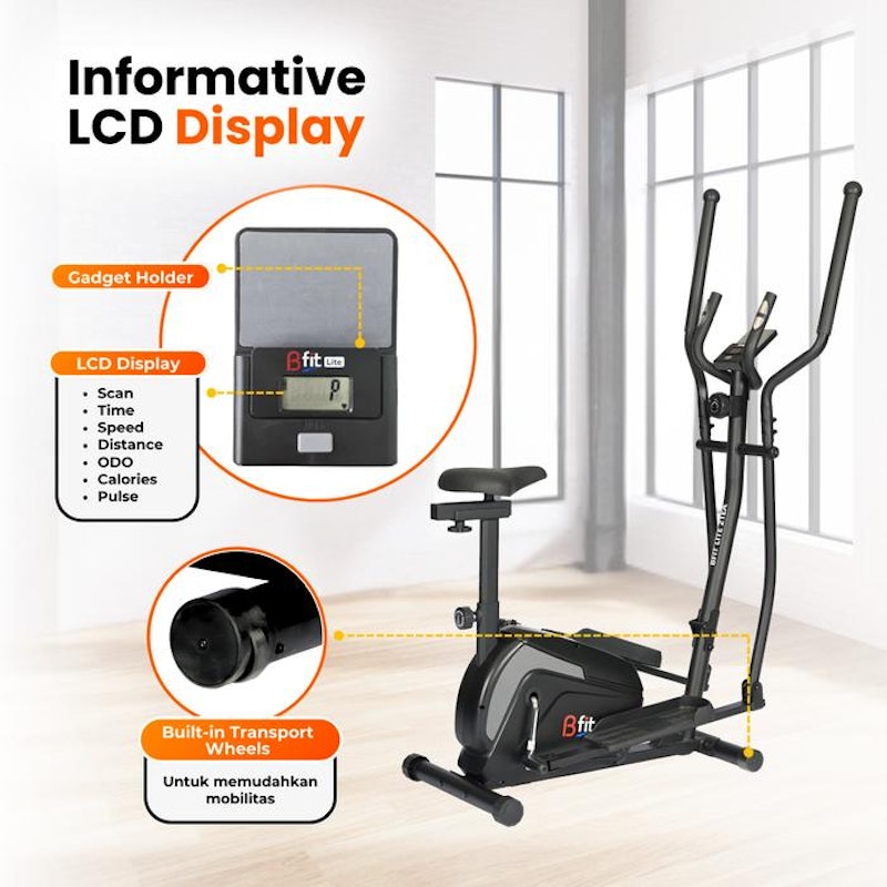 Bfit 2 in 1 Stepper & Elliptical Bike 4