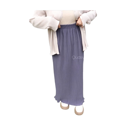 Qudsiyyah Rok Span Plisket