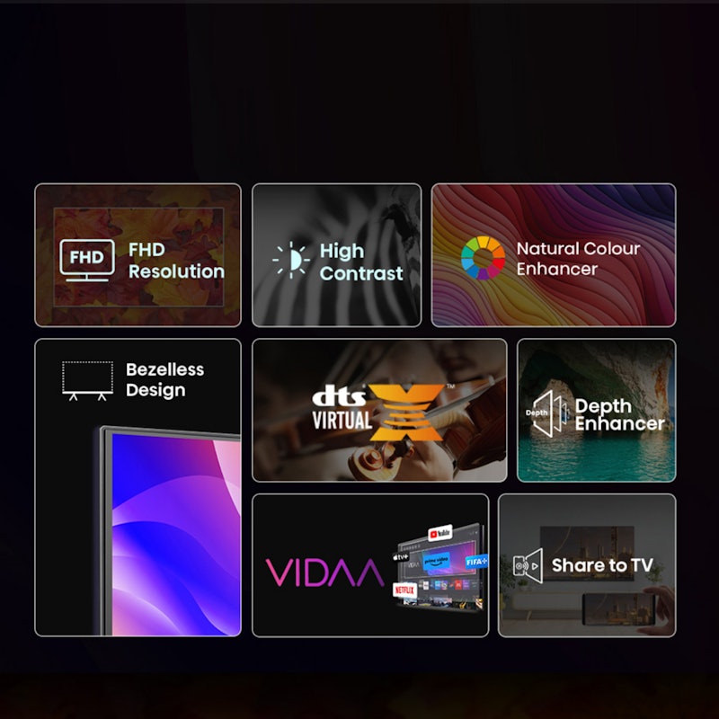 32" HD Vidaa Smart TV 4