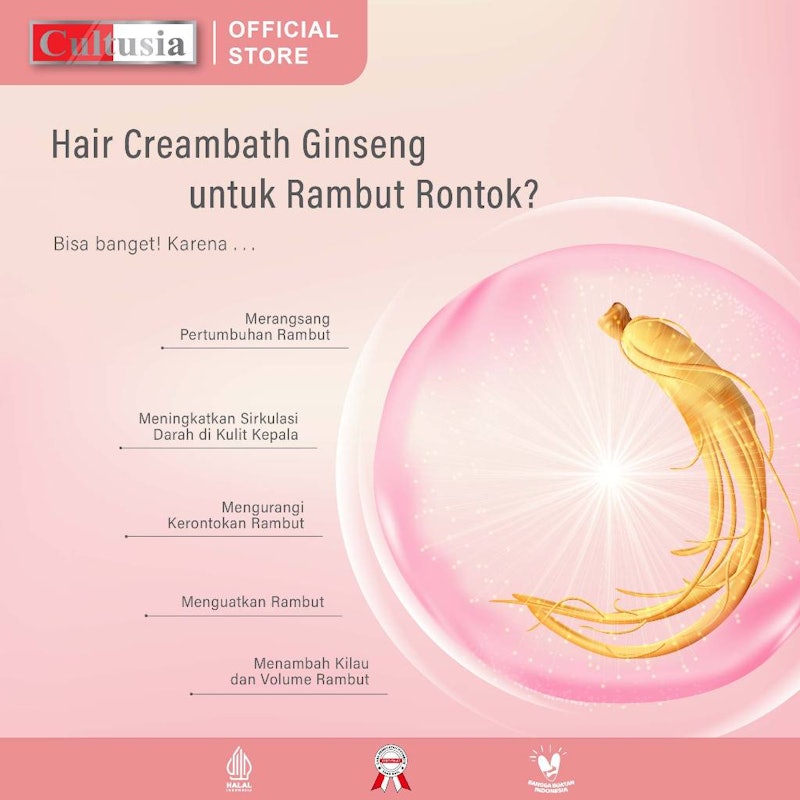 Cultusia Hair Creambath Ginseng 4