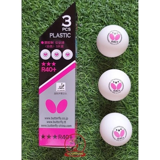 Tamasu Butterfly Three-Star Ball R40+ 95820