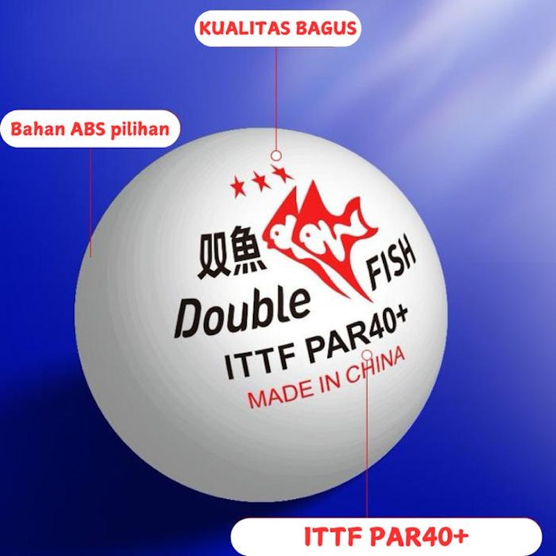 Double Fish PAR40+ 3-Star Table Tennis Ball 3