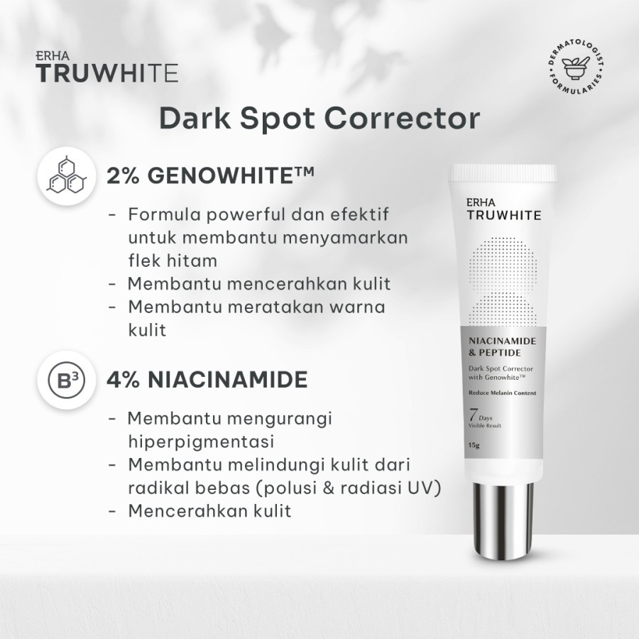 ERHA Clinic Indonesia ERHA Truwhite Niacinamide & Peptide Dark Spot Corrector