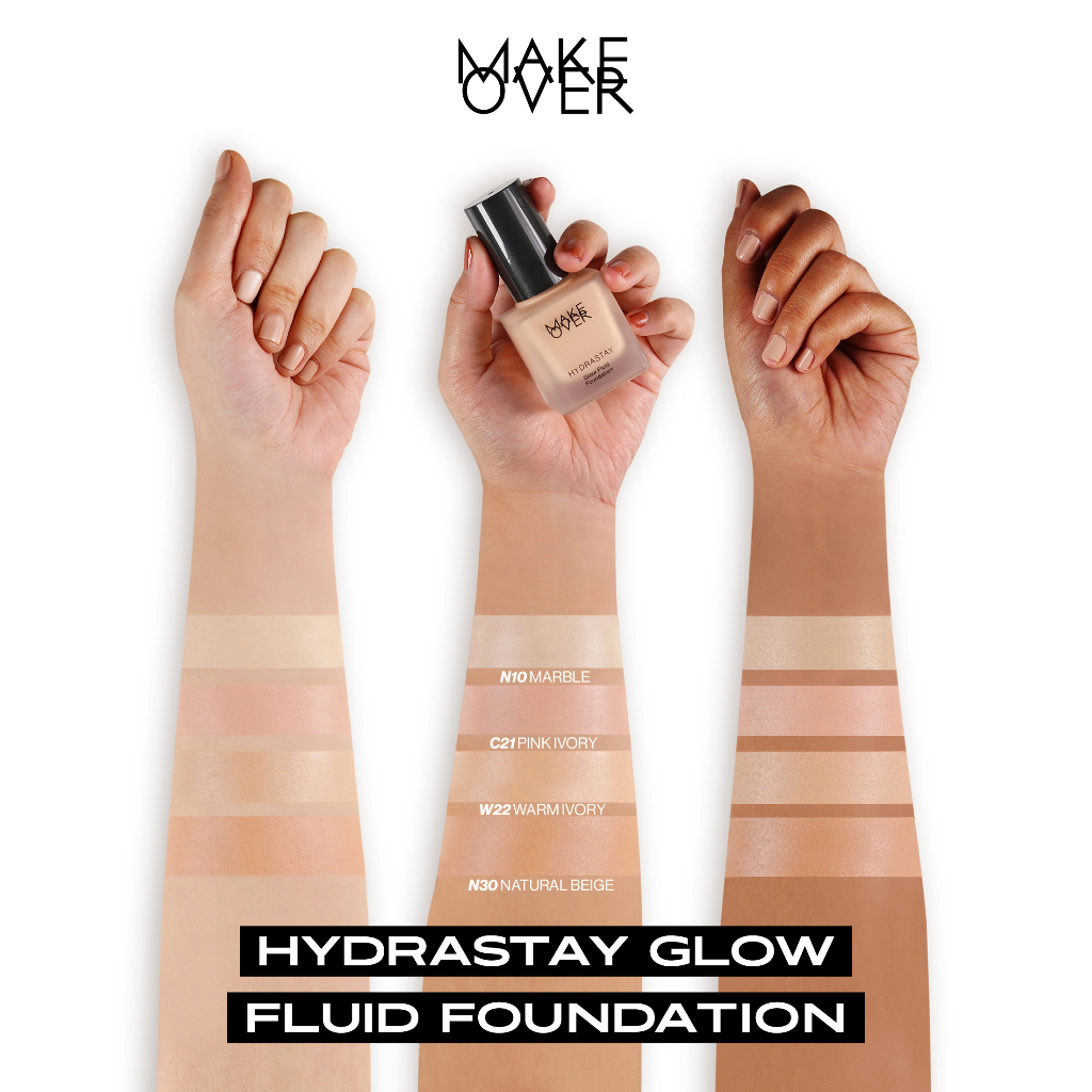 Make Over Hydrastay Glow Fluid Foundation