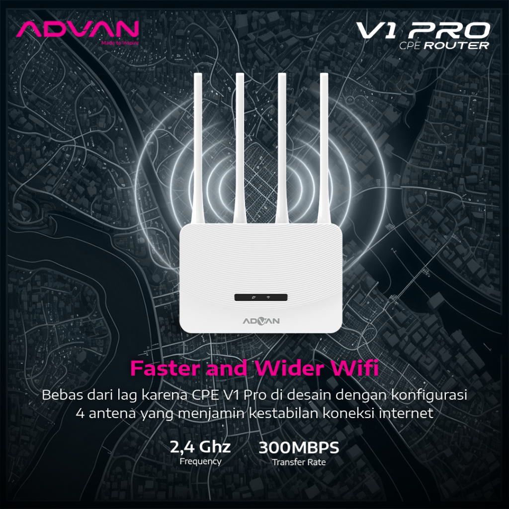 Bangga Teknologi Indonesia ADVAN CPE V1 Pro Modem