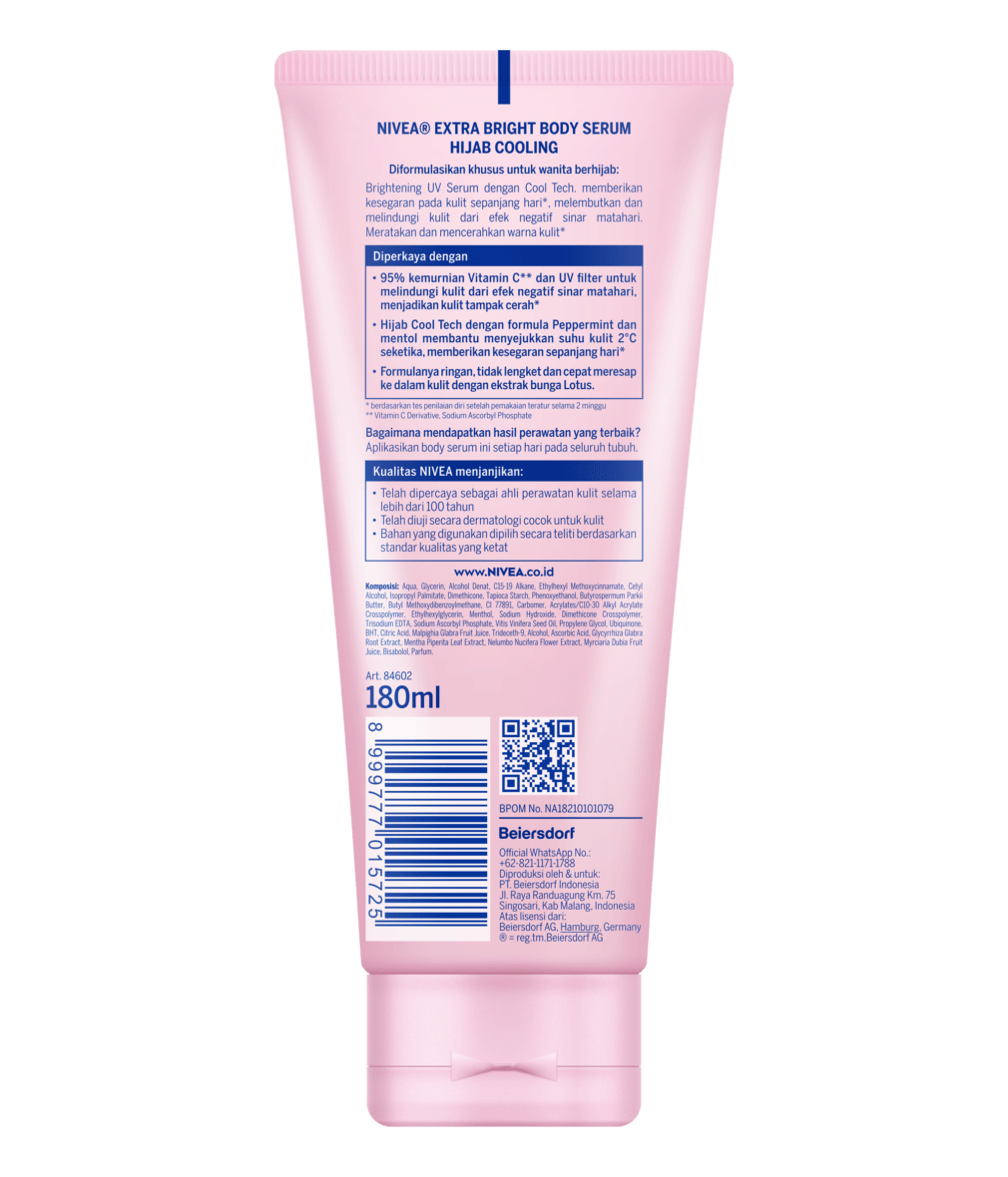 Beiersdorf Nivea Extra Bright Hijab Cooling Body Serum