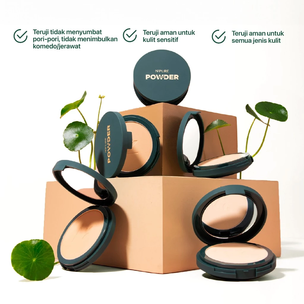 Penta Natural Kosmetindo N'PURE Centella Asiatica Power Powder Apricot