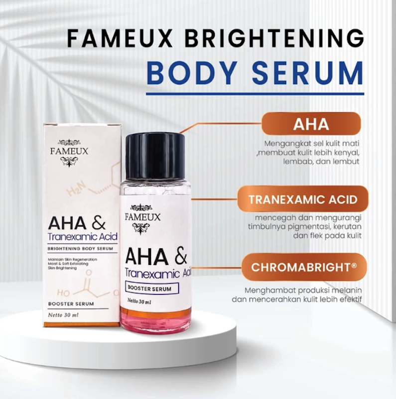 Fameux AHA & Tranexamic Acid Brightboost Serum 3