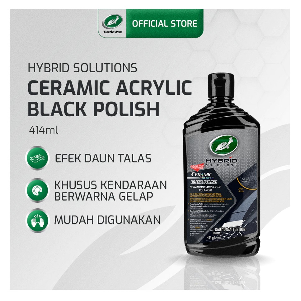 Turtle Wax Hybrid Solutions Ceramic Acrylic Black Polish