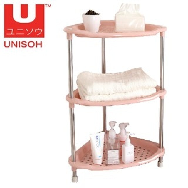 Unisoh Rak Sudut Minimalis 3 Susun Multifungsi UNI 305301