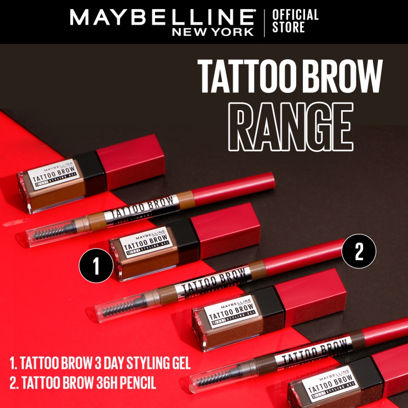 L'Oréal  Maybelline New York Tattoo Brow Gel 3 Day Styling Gel