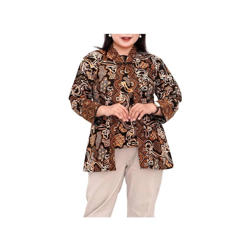 Putri Nasya Batik Primis Blouse Panjang 1