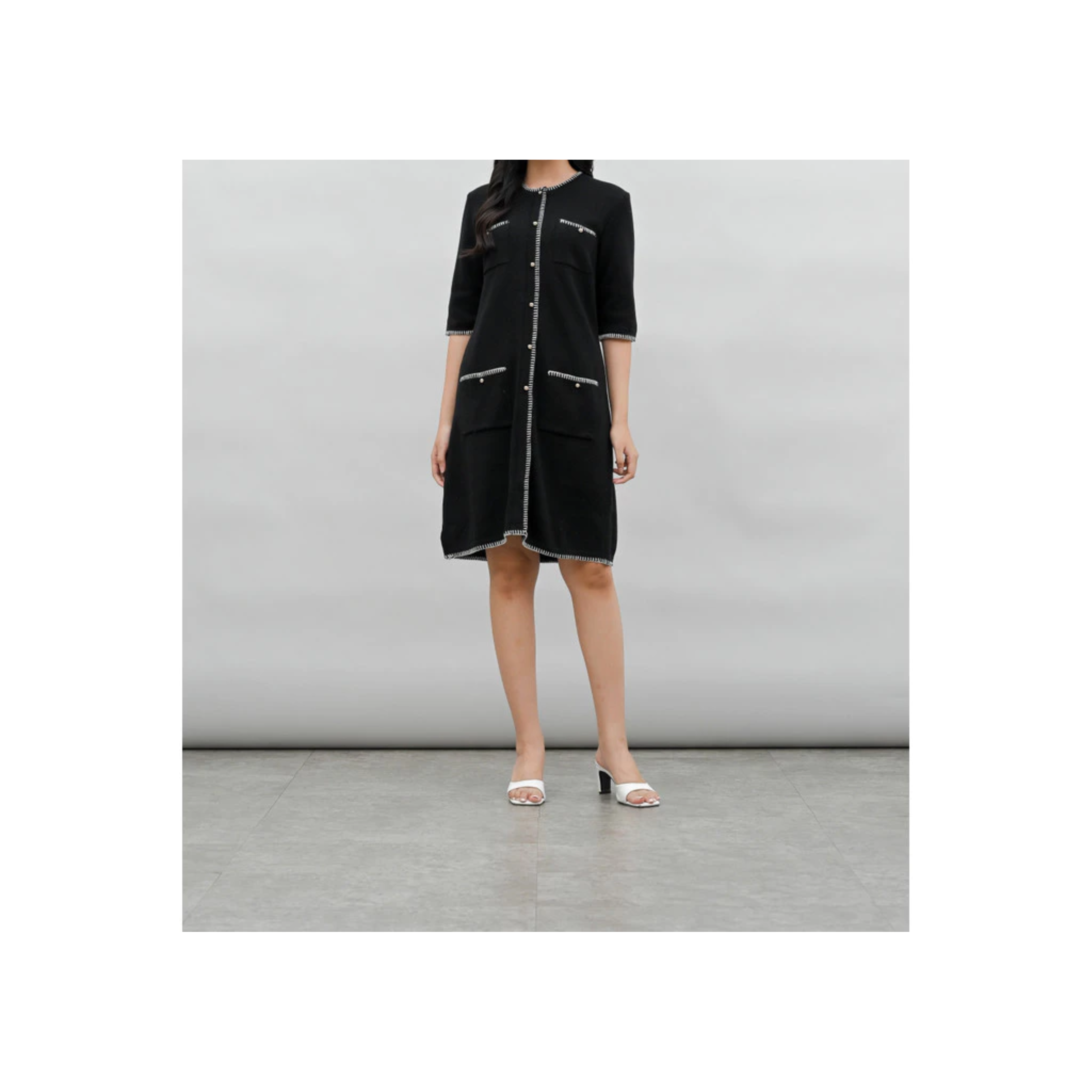  Savnion Yuki Basic Dress Black