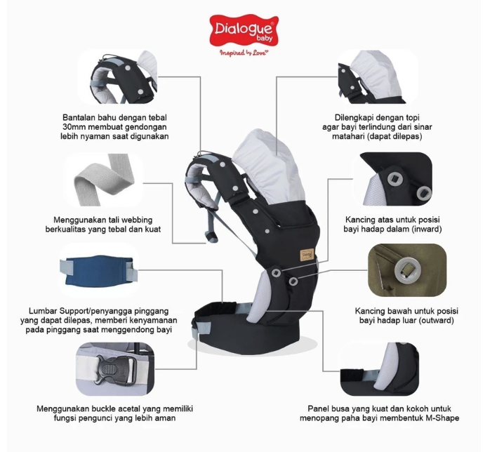 Dialogue Group Dialogue Baby SSC M-Shape Charming Series DGG4039