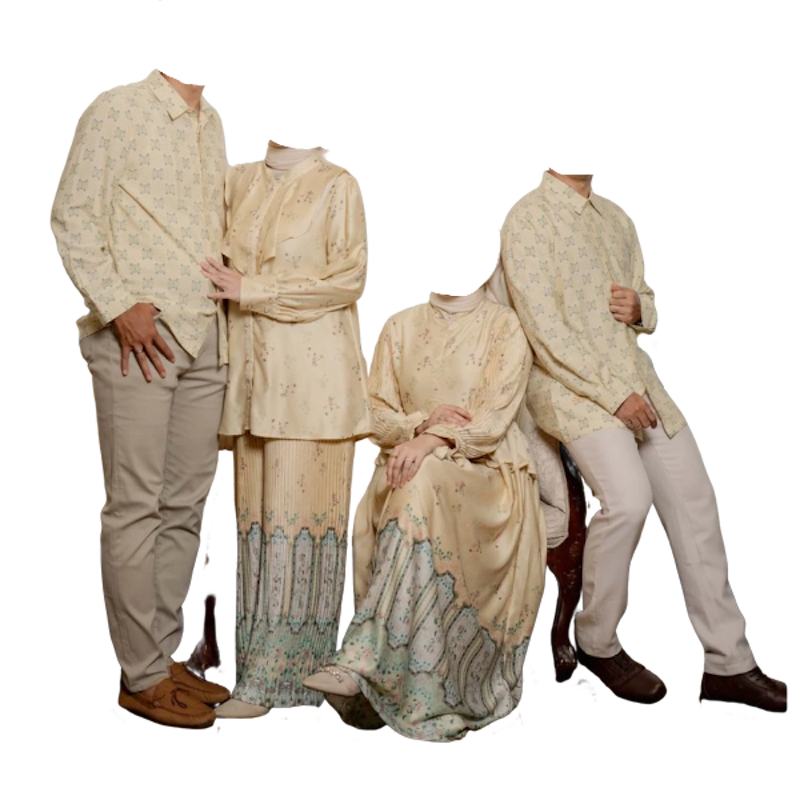Mayoutfit Summer Bloom Sarimbit Lebaran Butter Series 1