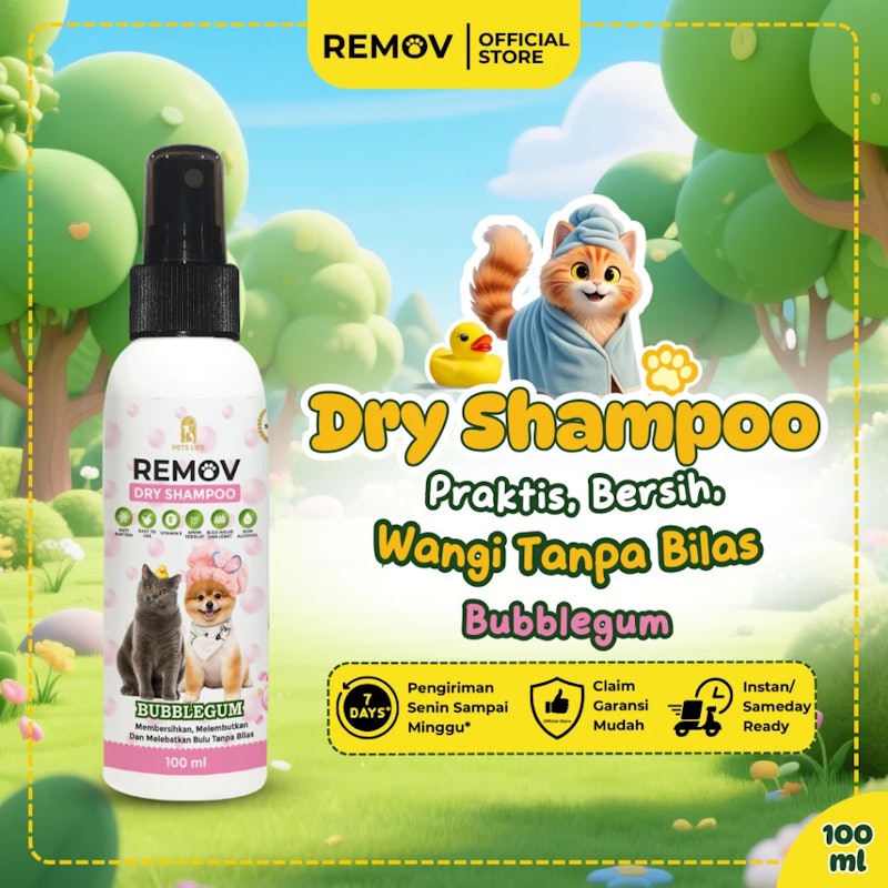 Remov Pet Dry Shampoo 4