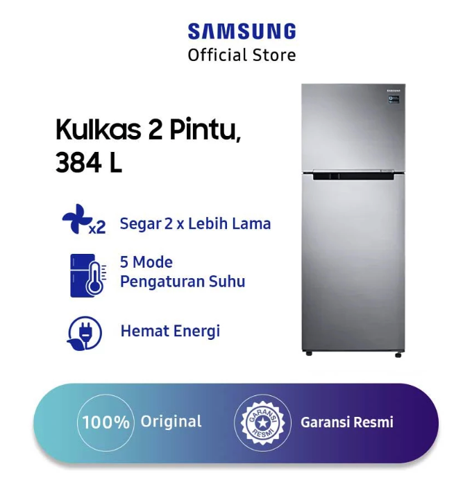 Samsung Electronics Samsung Kulkas 2 Pintu dengan Twin Cooling Plus™ 384L RT38K5032S8/SE