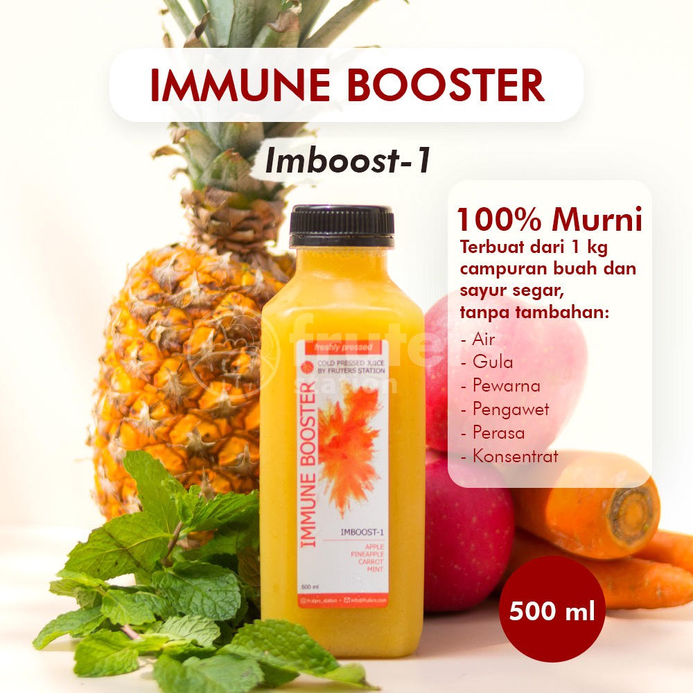 Fruters Smart Nutrition Fruters Station IMBOOST-1 Immune Booster Cold Pressed Juice 355 ml