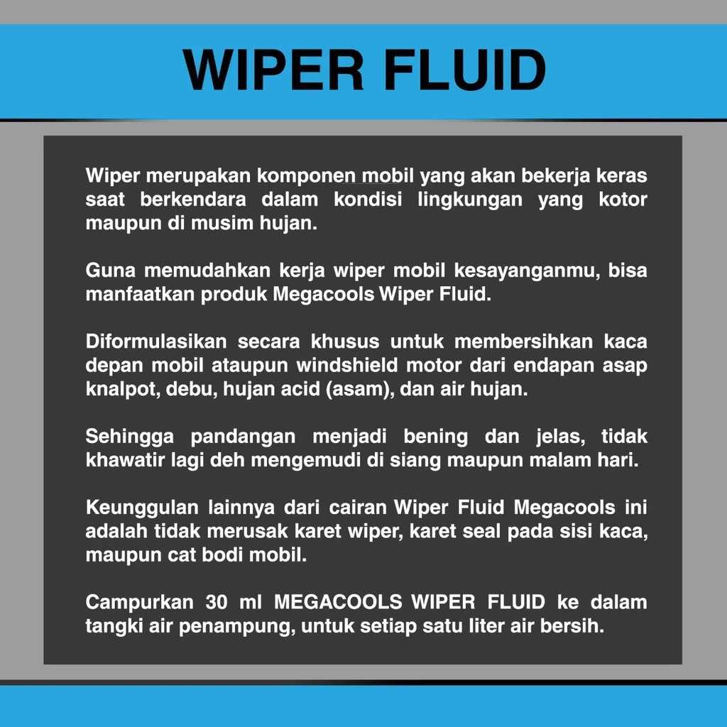 Megacools Wiper Fluid 2
