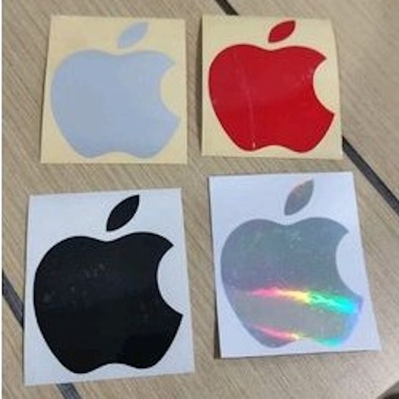 Cutting Sticker Apple 4