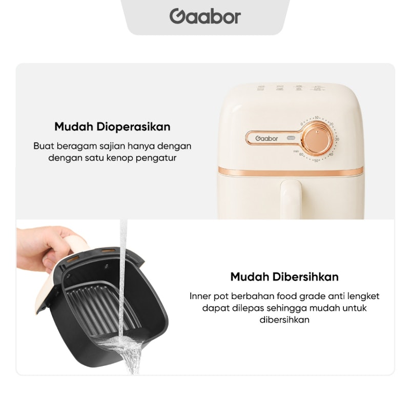 Gaabor MIni Air Fryer 3