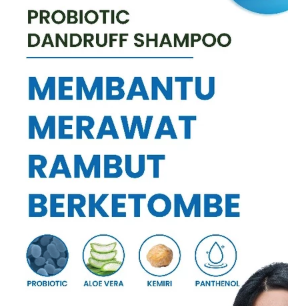 Kreasi Semangat Muda Bonvie Anti Dandruff Kemiri Probiotic Shampoo 