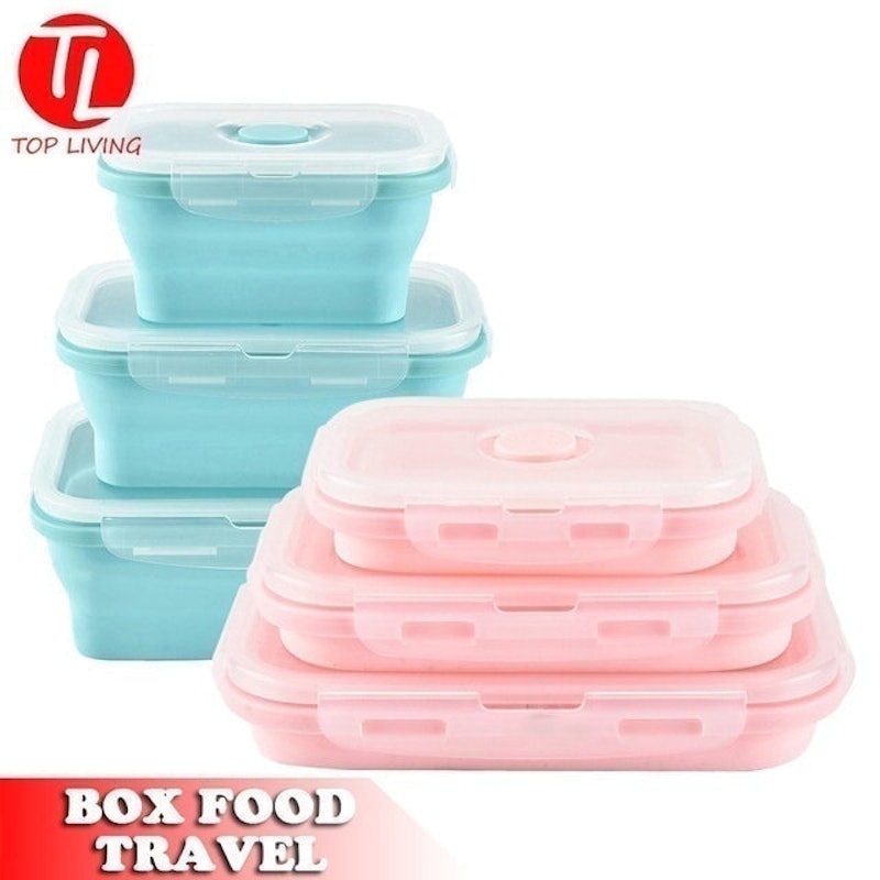 Kotak Makan Lipat Silikon