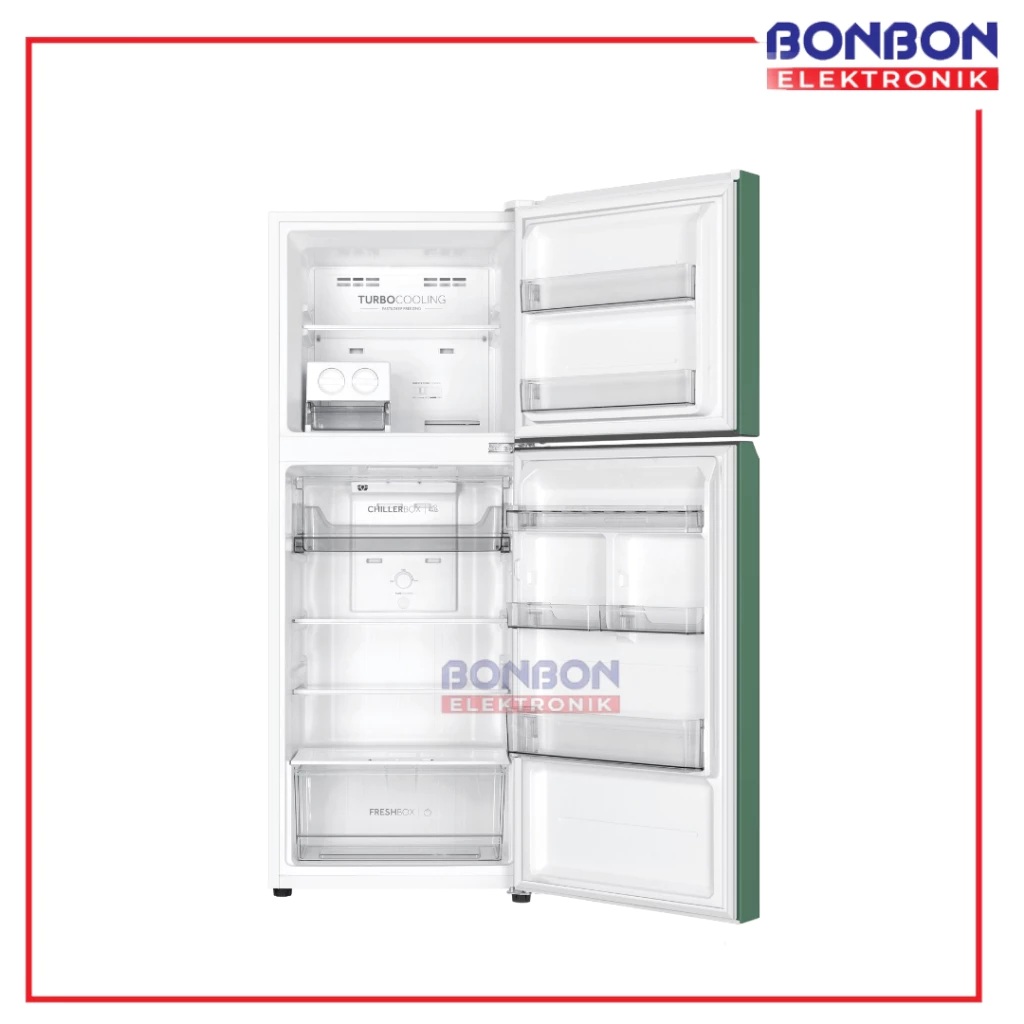 AQUA Japan AQUA Kulkas 2 Pintu Freezer Atas AQR-DTM265CBP(ME)