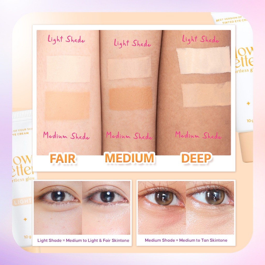 Glow Better  Best Version Of Your Skin Tinted Eye Cream