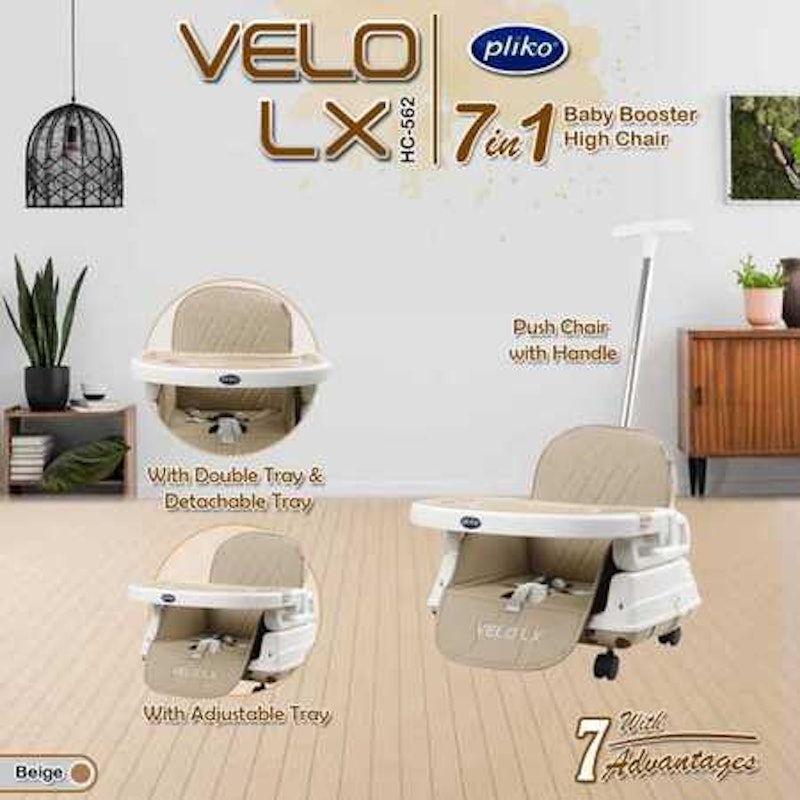 Pliko Velo LX 7in1 Baby Booster High Chair 3